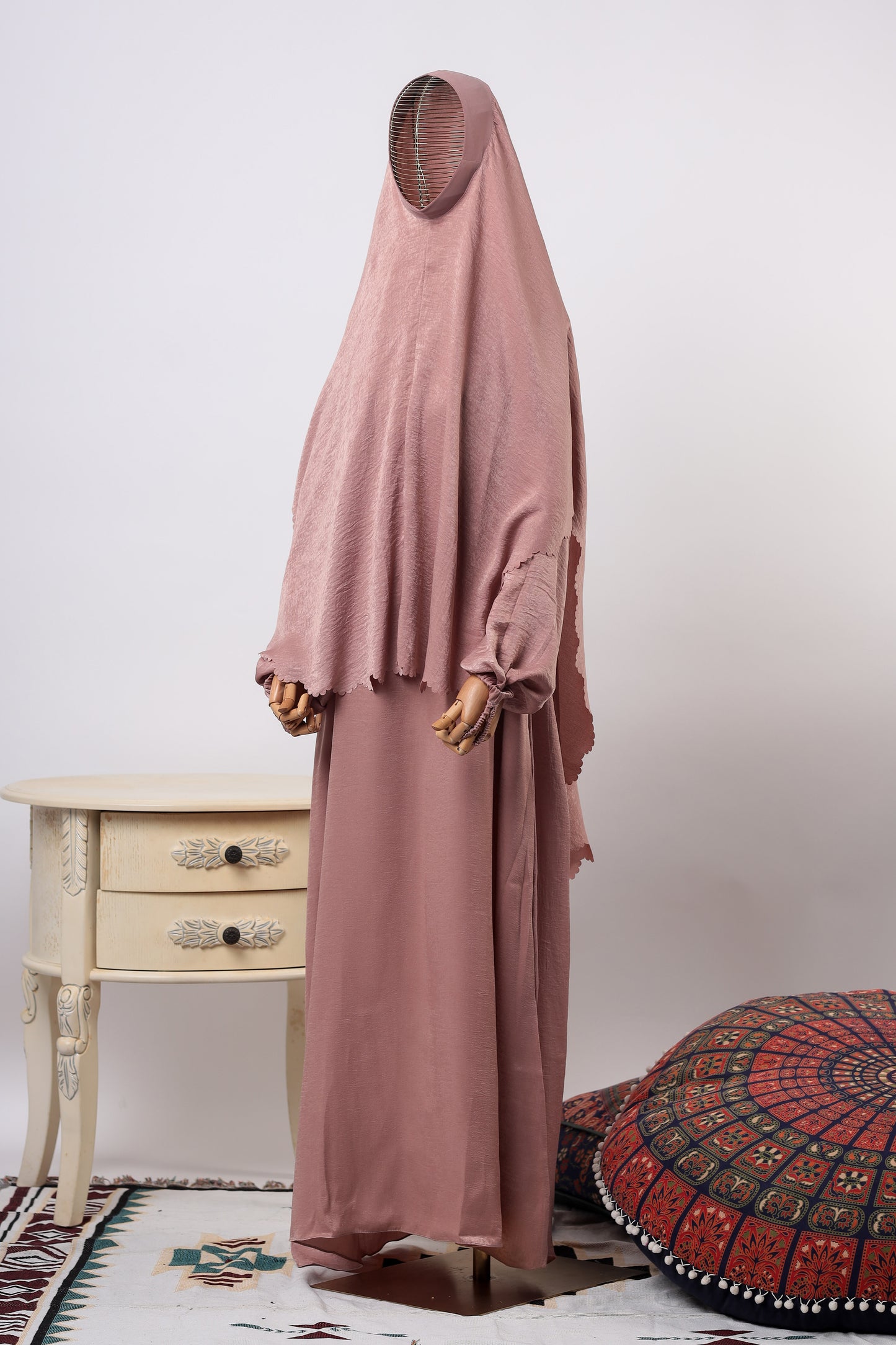 JUBAH MARWA DUSTY ROSE