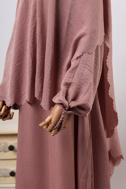 JUBAH MARWA DUSTY ROSE