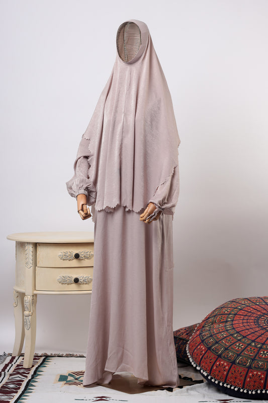 JUBAH MARWA DUSTY MAUVE