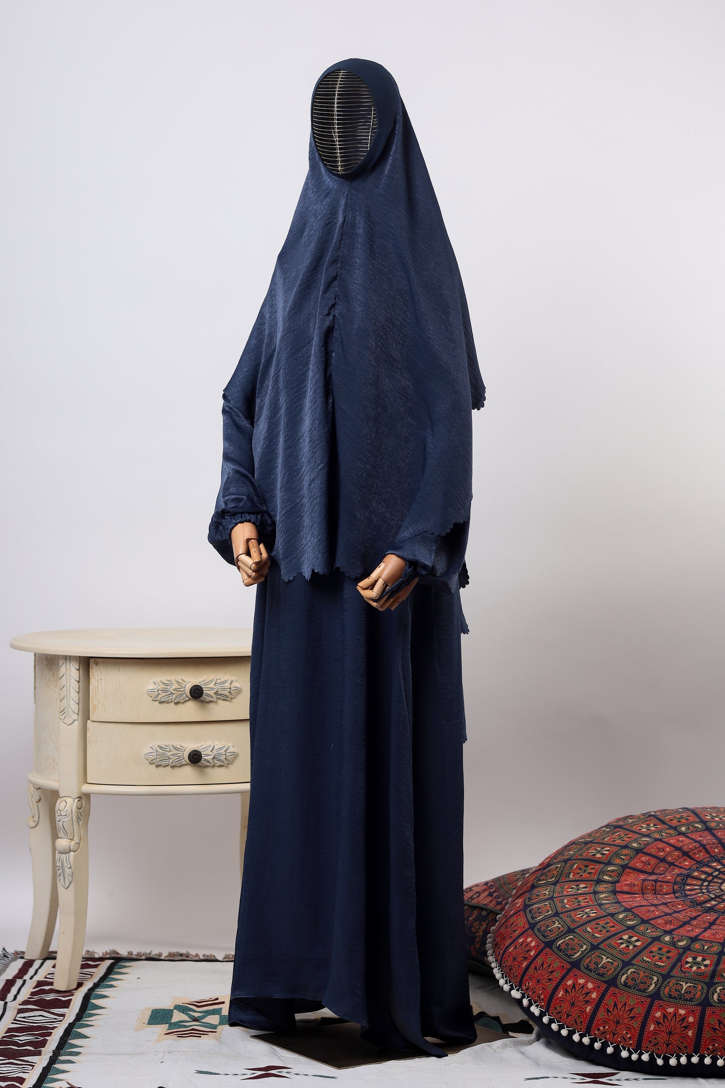 JUBAH MARWA NAVY BLUE