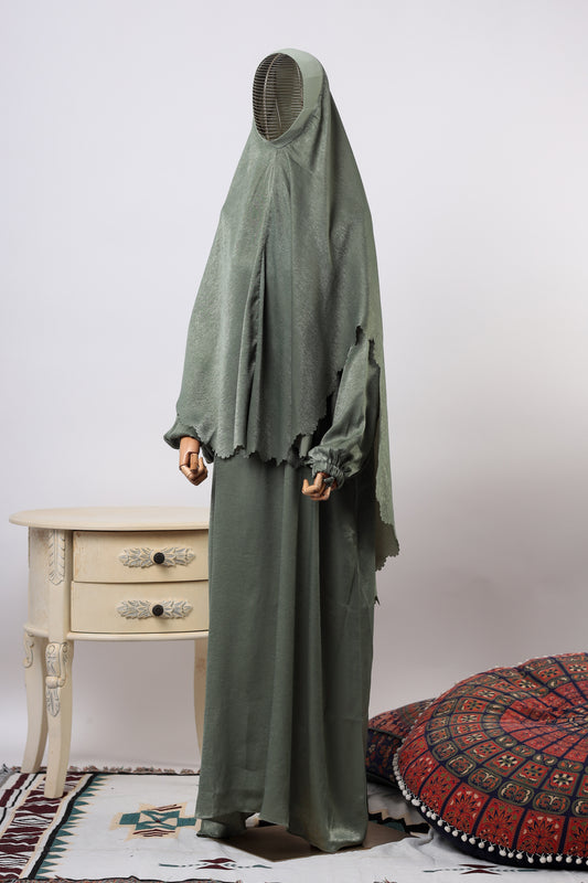 JUBAH MARWA SAGE GREEN