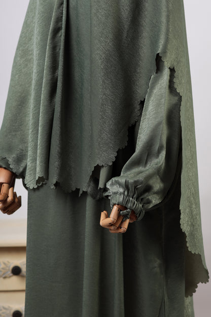 JUBAH MARWA SAGE GREEN