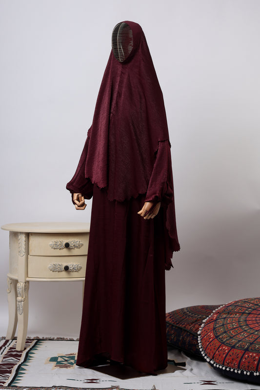 JUBAH MARWA MAROON