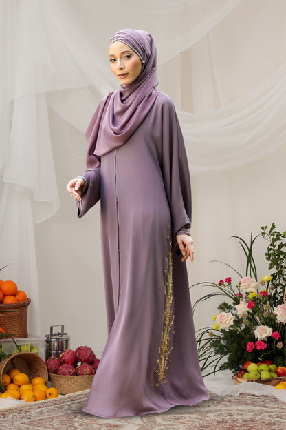 TYESHA ABAYA DUSTY PURPLE