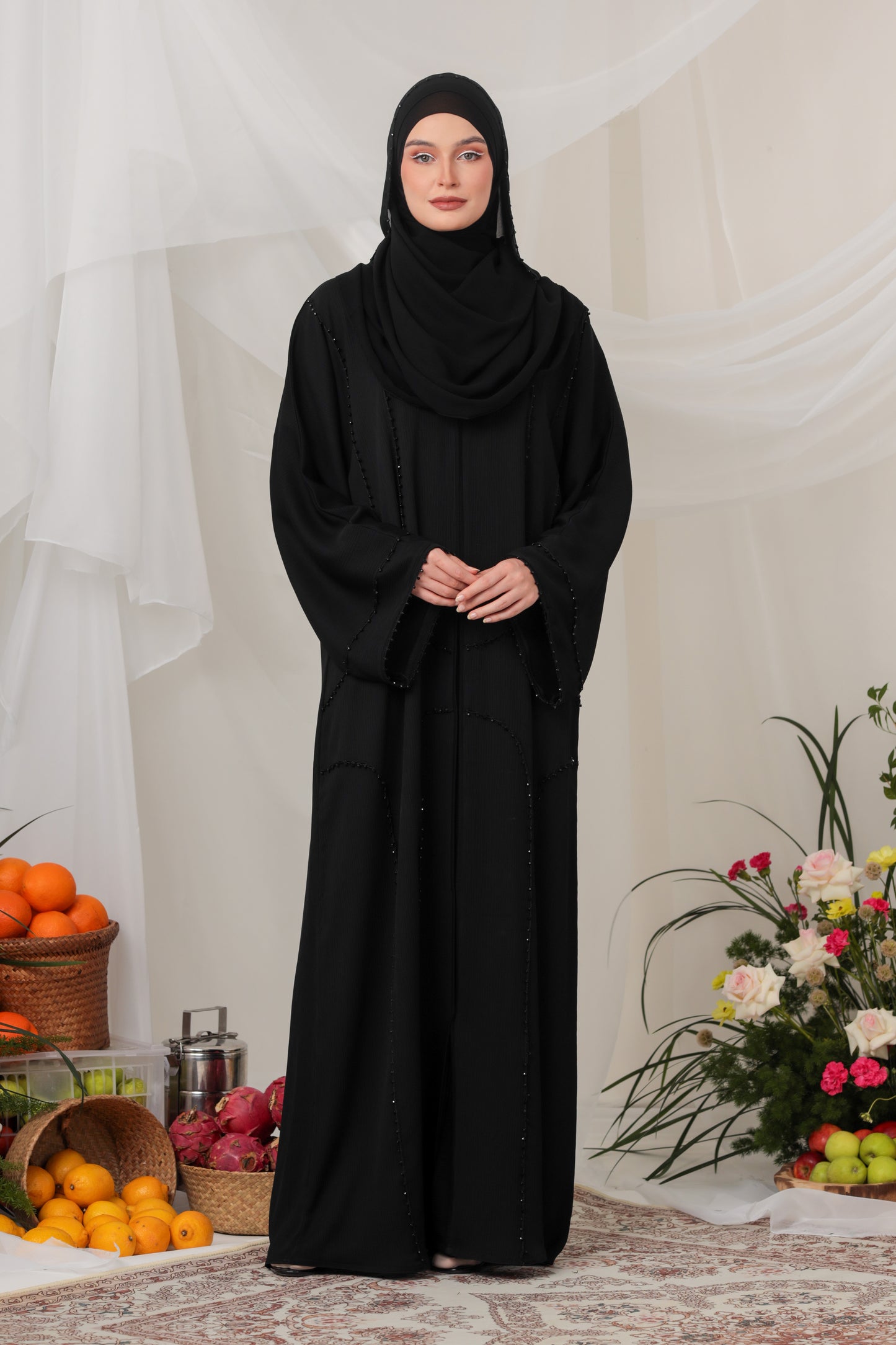 PETRA ABAYA BLACK