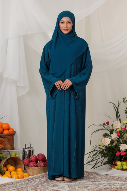 PETRA ABAYA TEAL BLUE