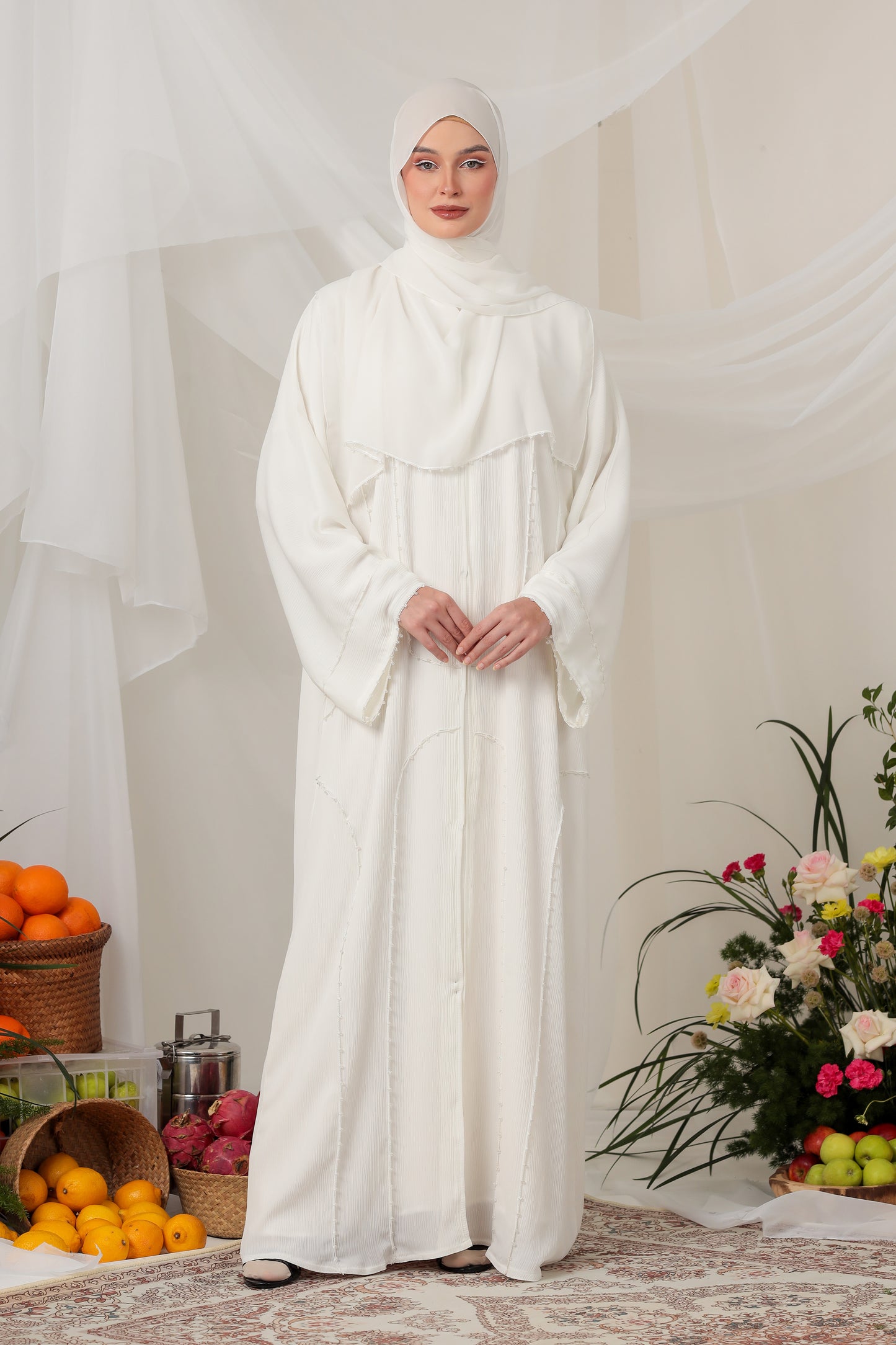 PETRA ABAYA WHITE