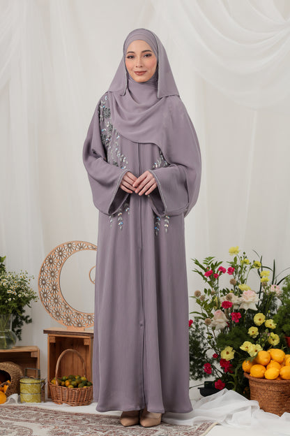MAYRA ABAYA DUSTY PURPLE