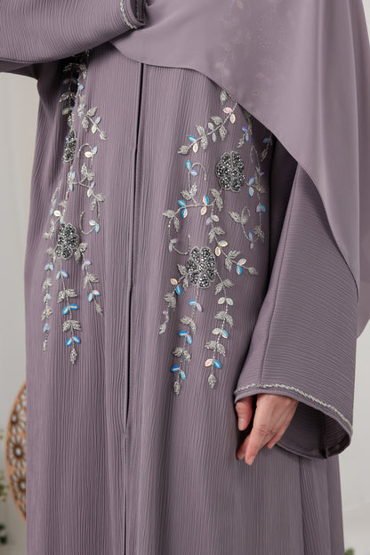 MAYRA ABAYA DUSTY PURPLE