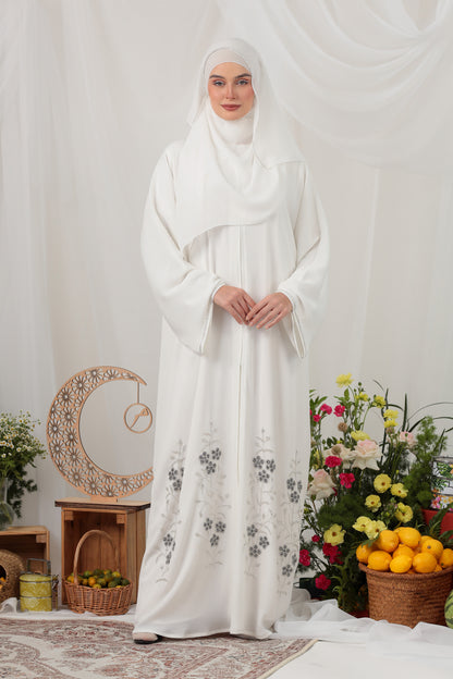 NADA ABAYA WHITE