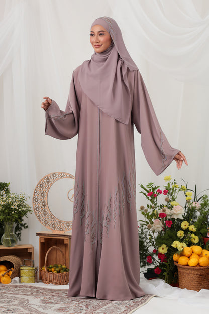EIJAZ ABAYA DUSTY PURPLE