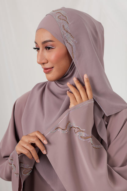 EIJAZ ABAYA DUSTY PURPLE