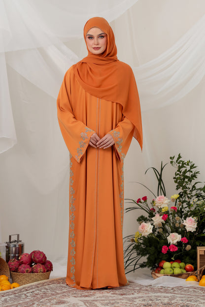 JAWHARA ABAYA ORANGE