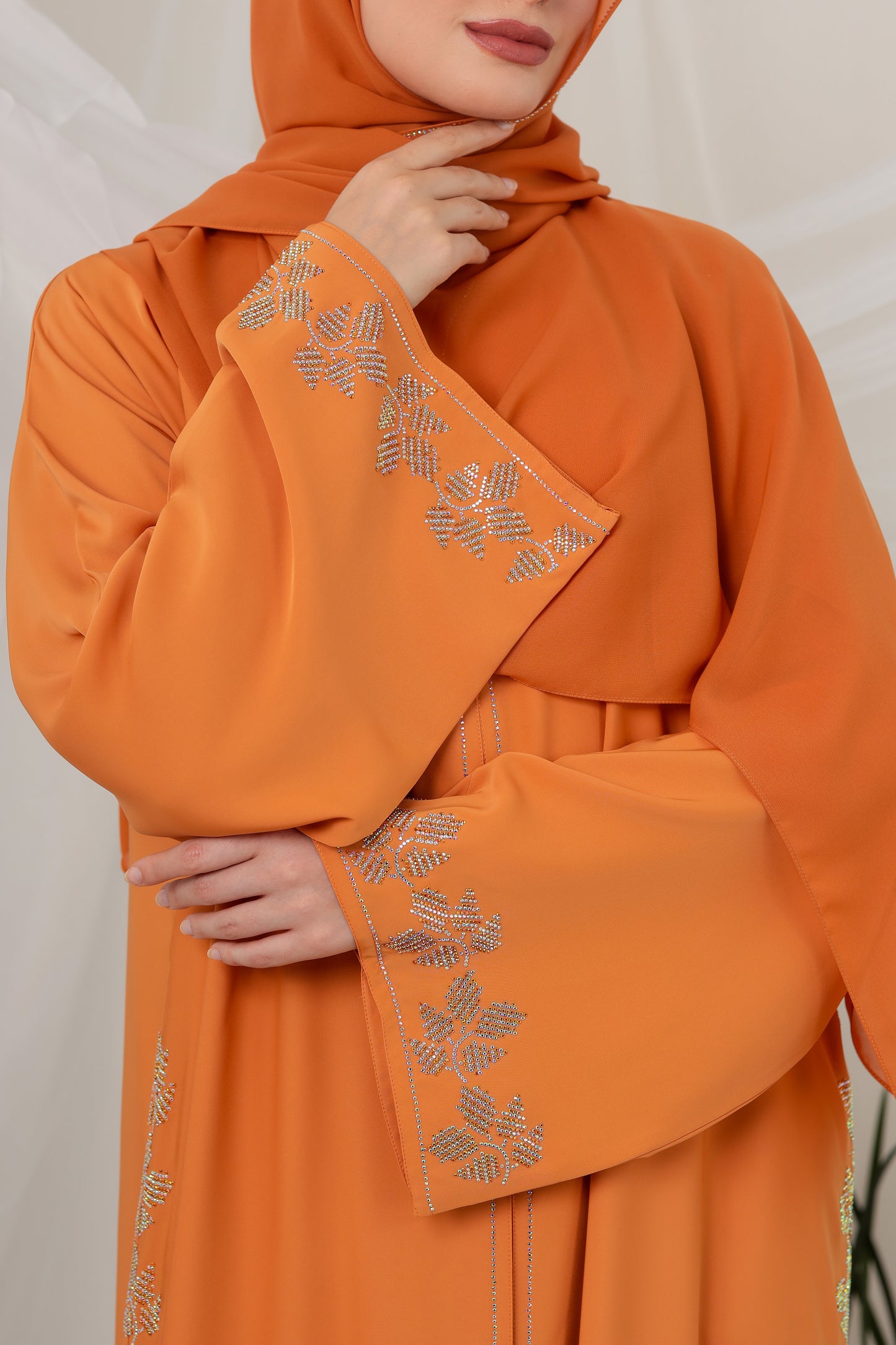 JAWHARA ABAYA ORANGE