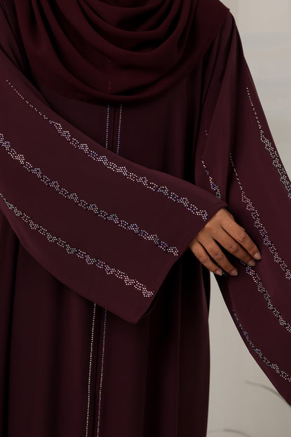 LANA ABAYA DARK PURPLE