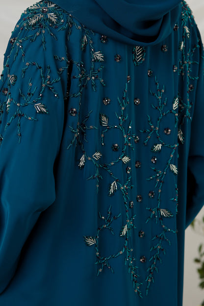 ENDRA ABAYA TEAL BLUE