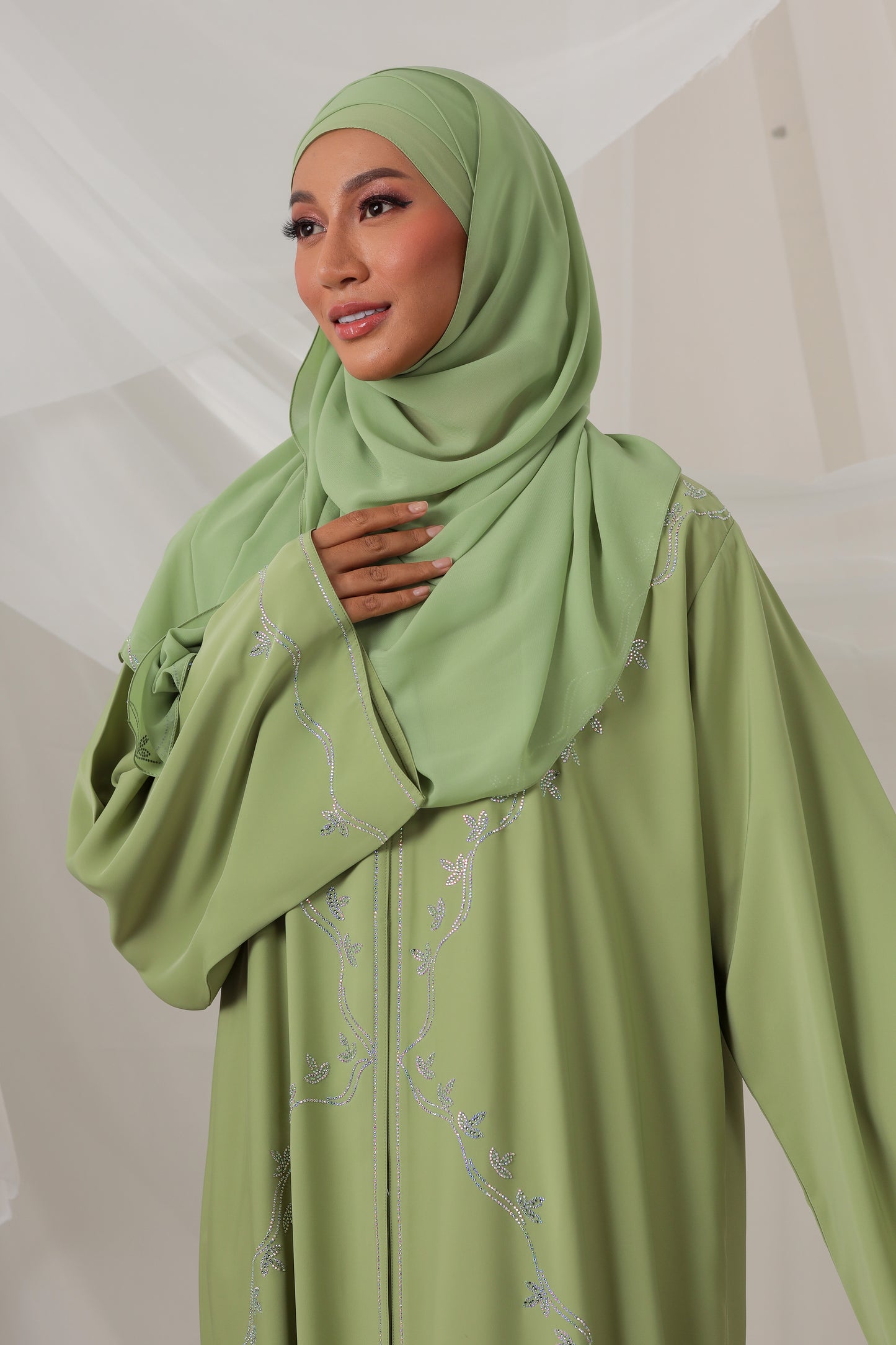 ODELIA ABAYA GREEN