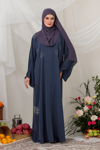 ZEHRA ABAYA DARK GREY