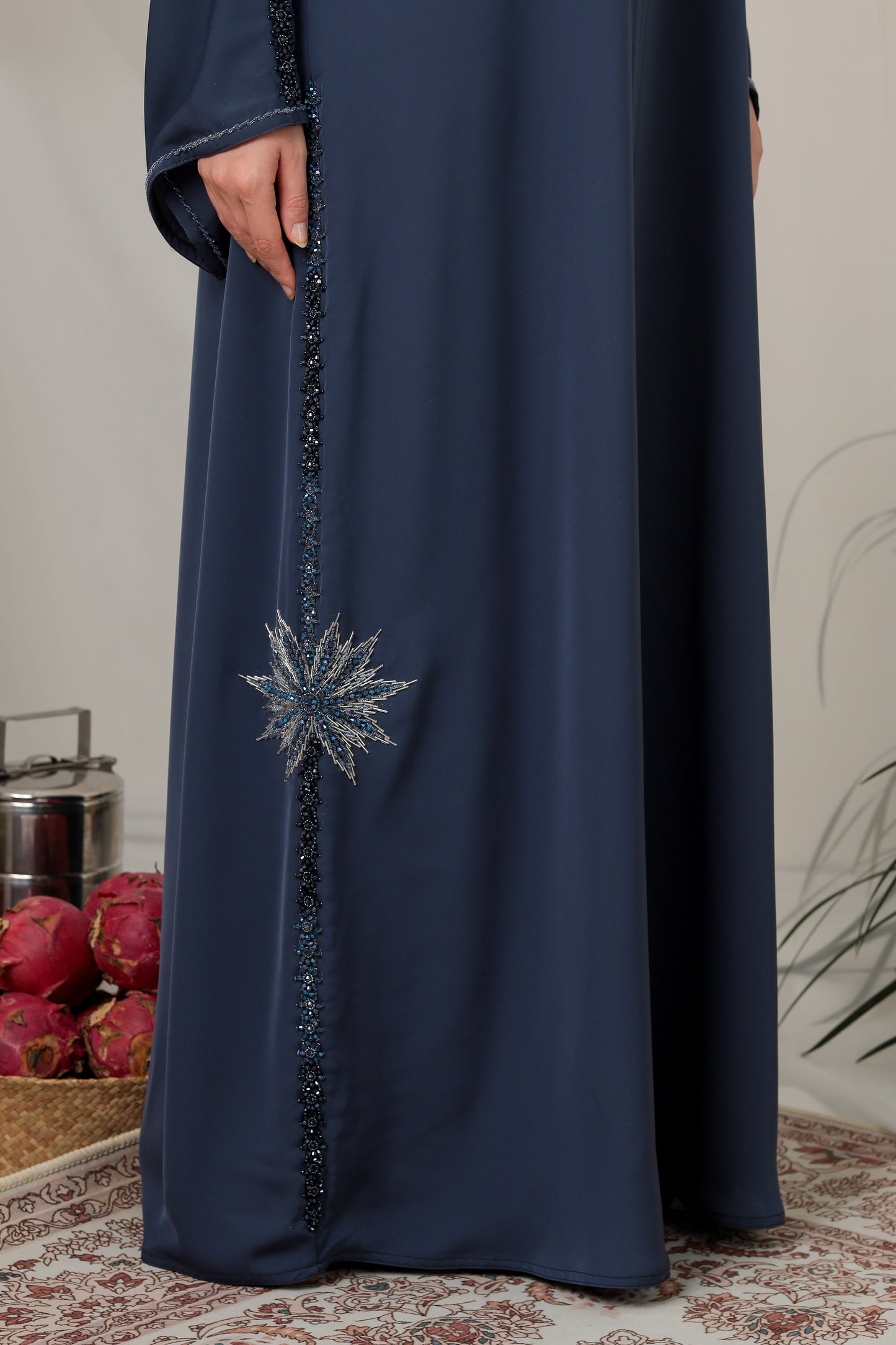 ZEHRA ABAYA DARK GREY