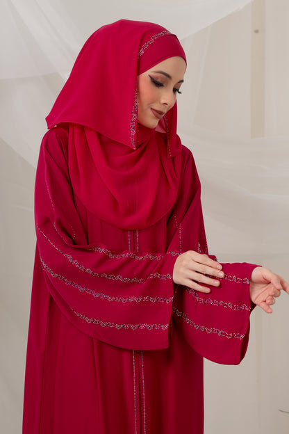 LANA ABAYA SHOCKING PINK