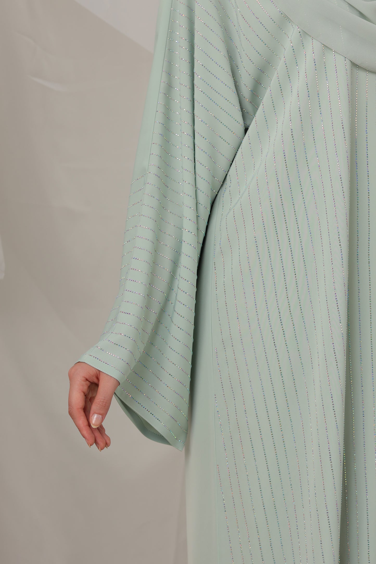 RHEA ABAYA MINT GREEN