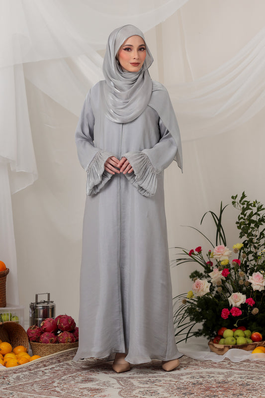 LAMEES ABAYA GREY