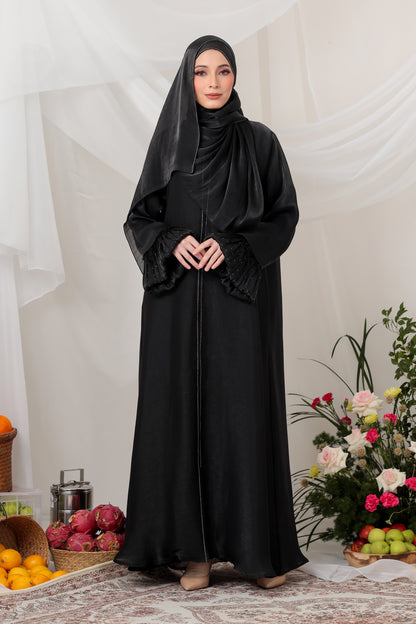 LAMEES ABAYA BLACK