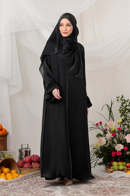 LAMEES ABAYA BLACK