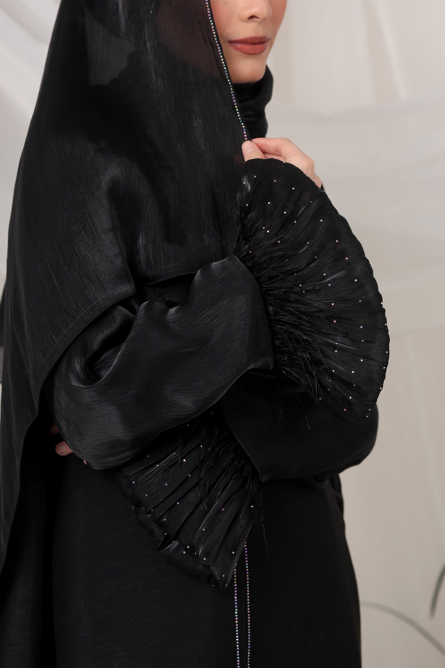 LAMEES ABAYA BLACK