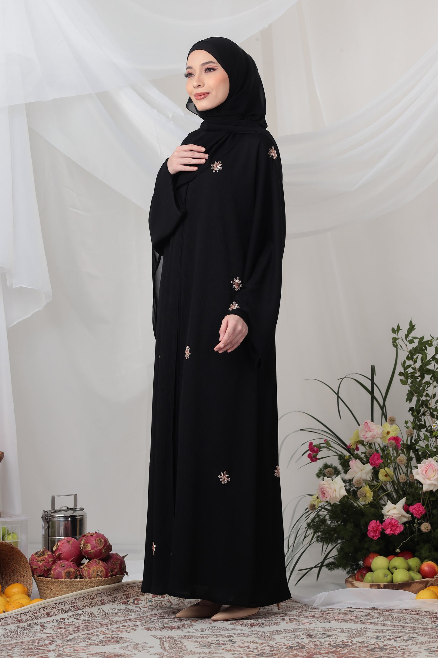 JUANI ABAYA BLACK