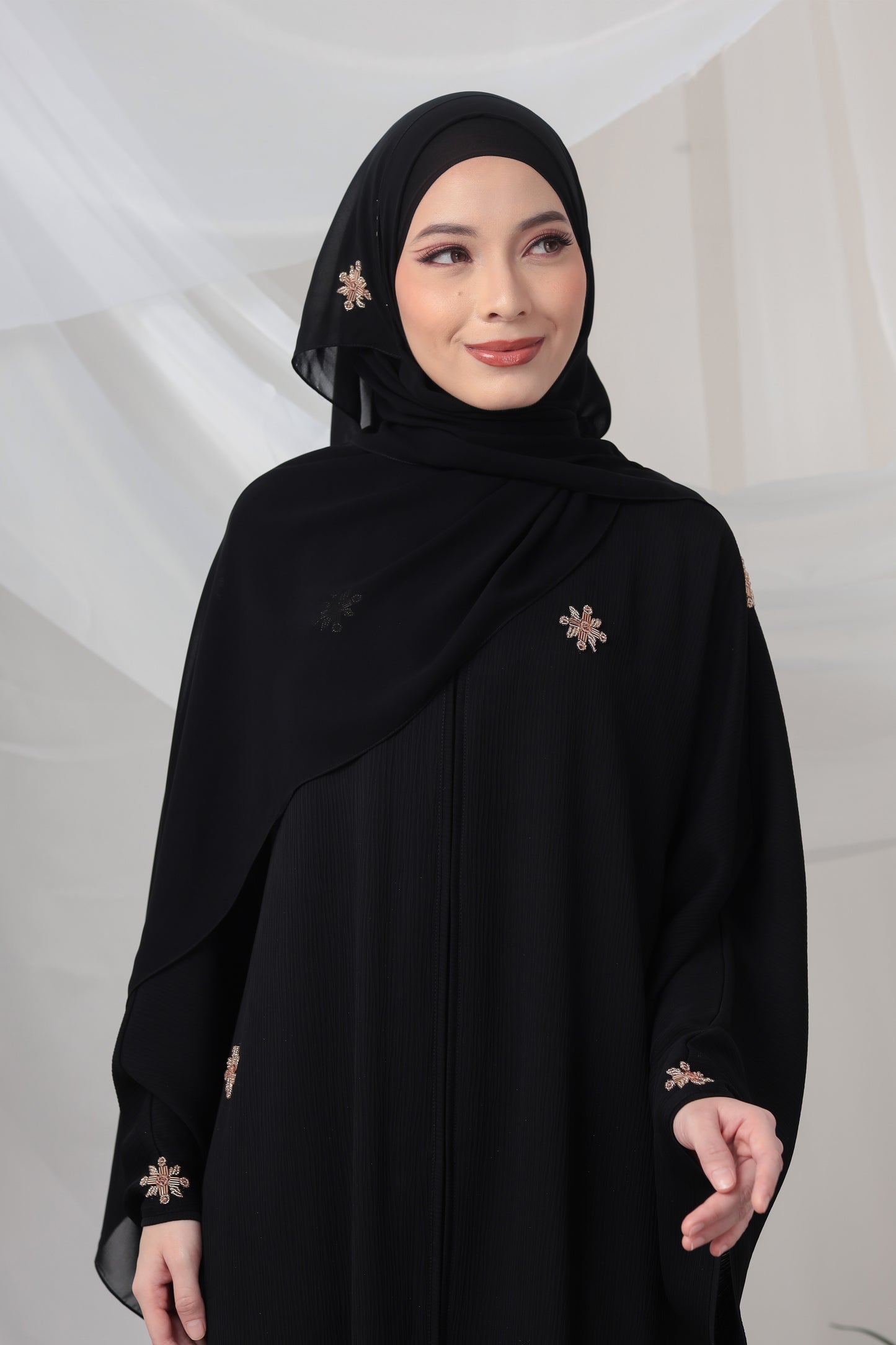 JUANI ABAYA BLACK