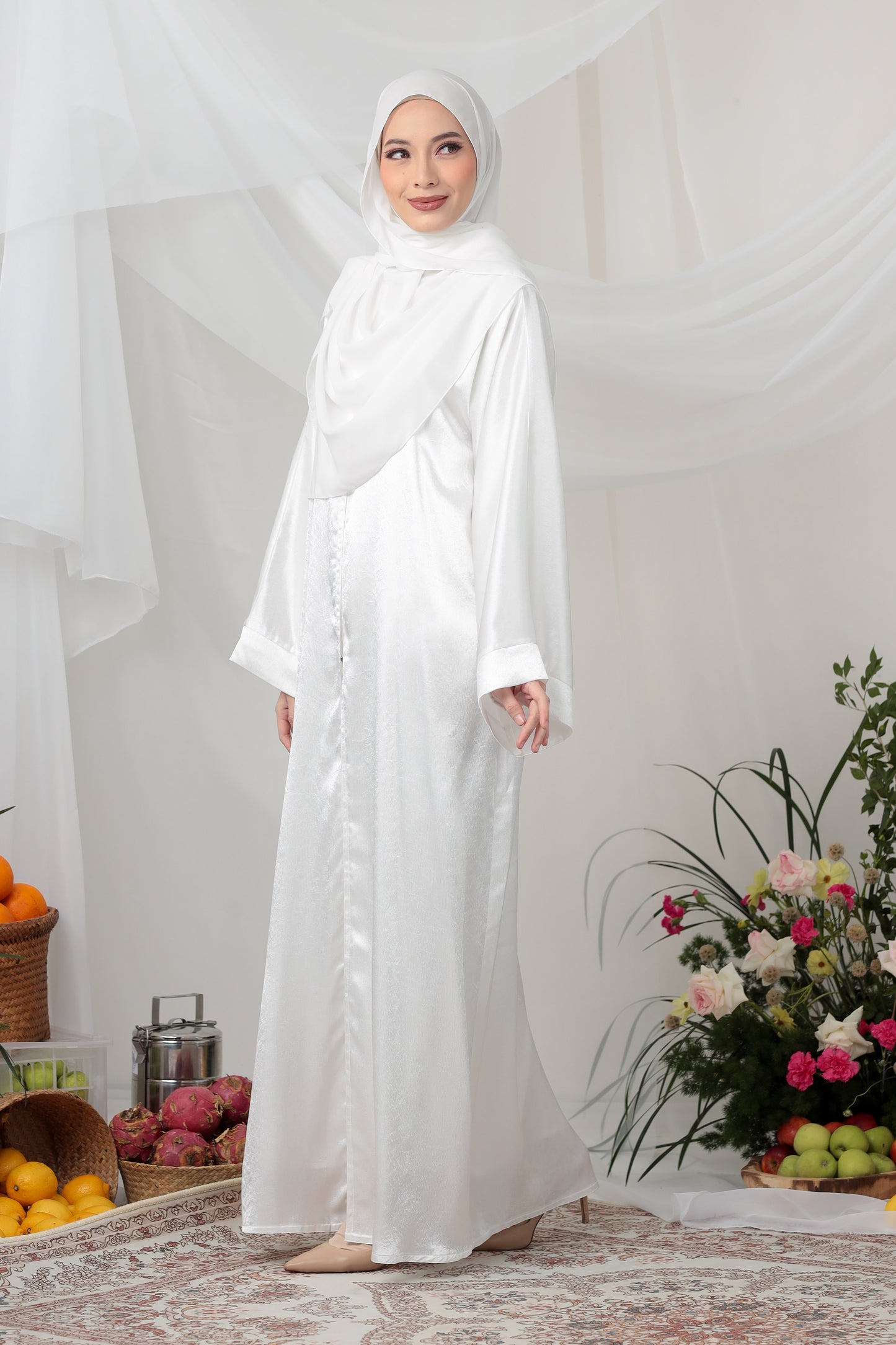 AURORA ABAYA WHITE