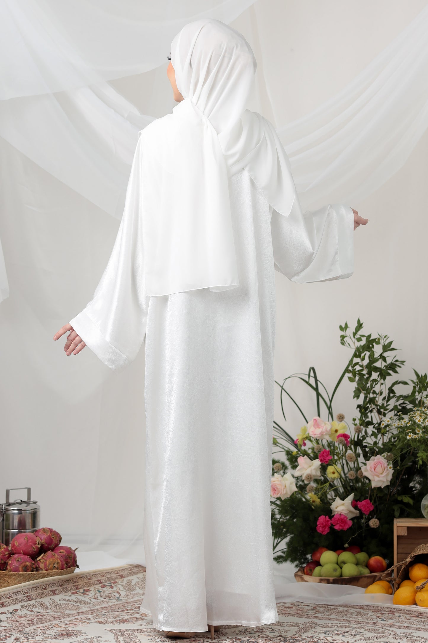 AURORA ABAYA WHITE