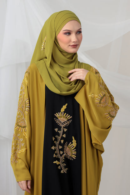 RUH ABAYA MUSTARD