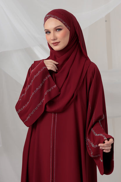 LANA ABAYA MAROON