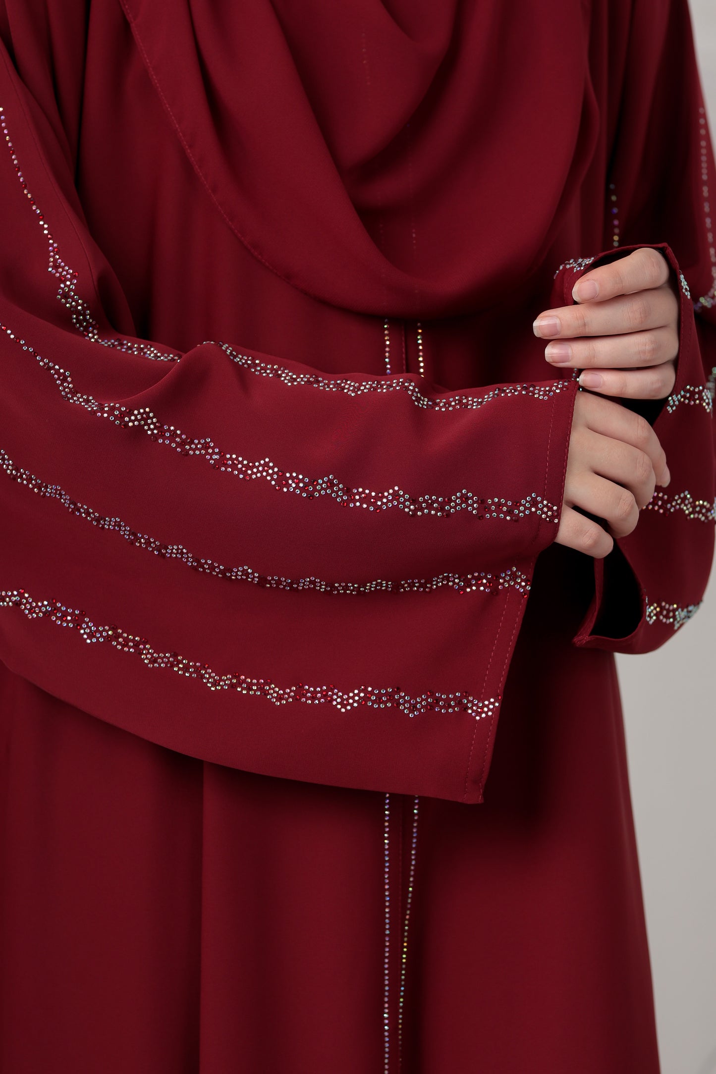 LANA ABAYA MAROON