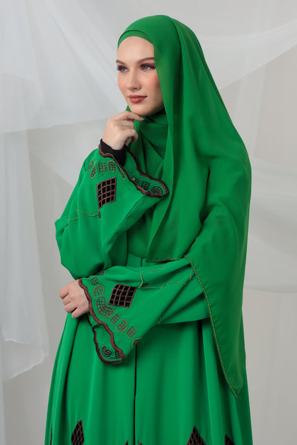 NASREEN ABAYA GREEN