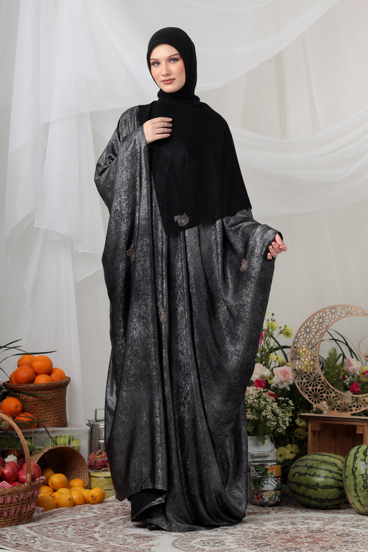 QAHEERA ABAYA BLACK