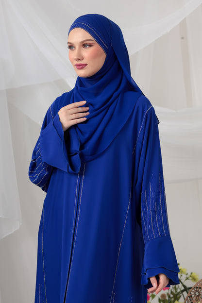 ELVINA ABAYA ROYAL BLUE