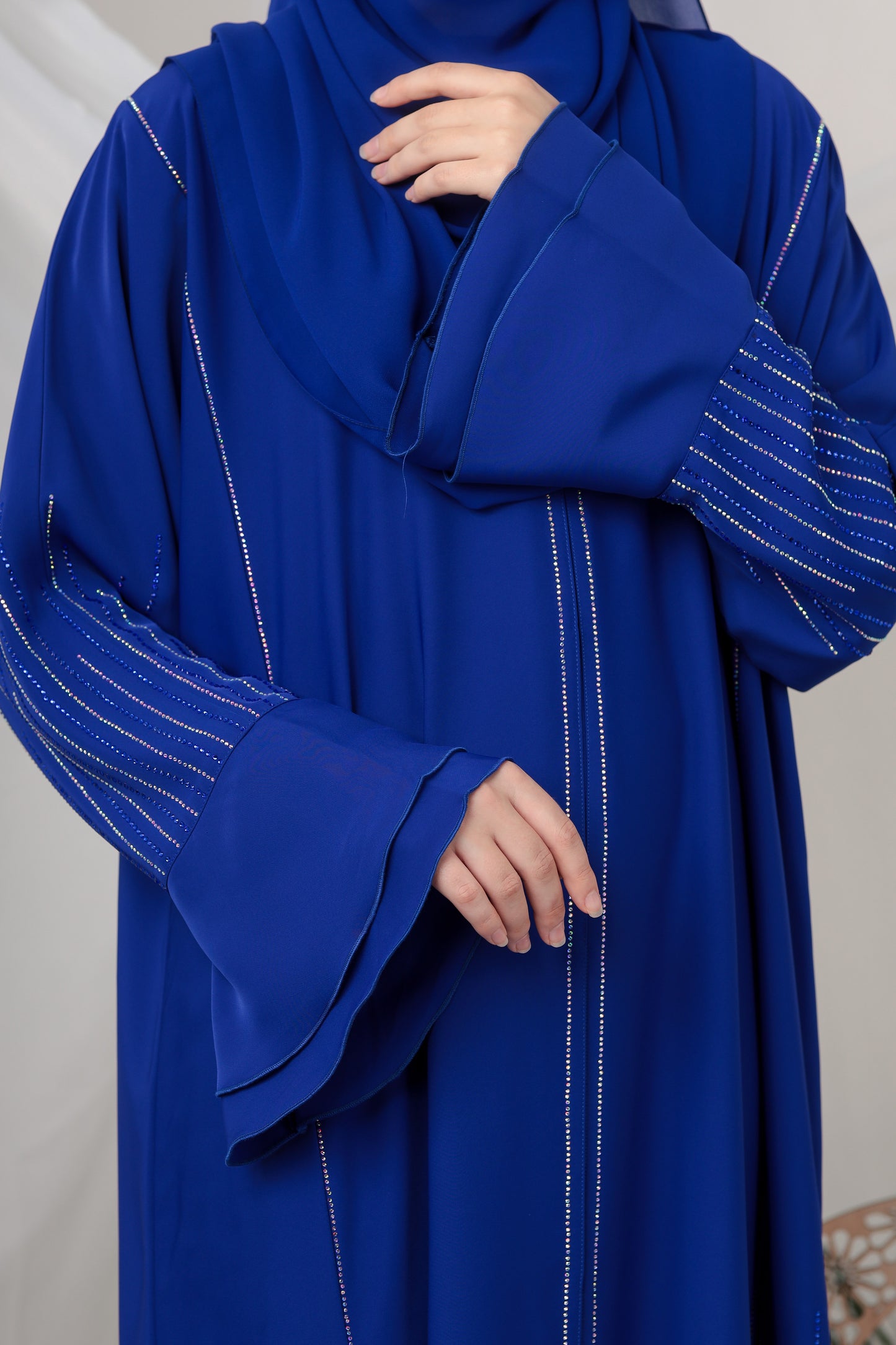 ELVINA ABAYA ROYAL BLUE