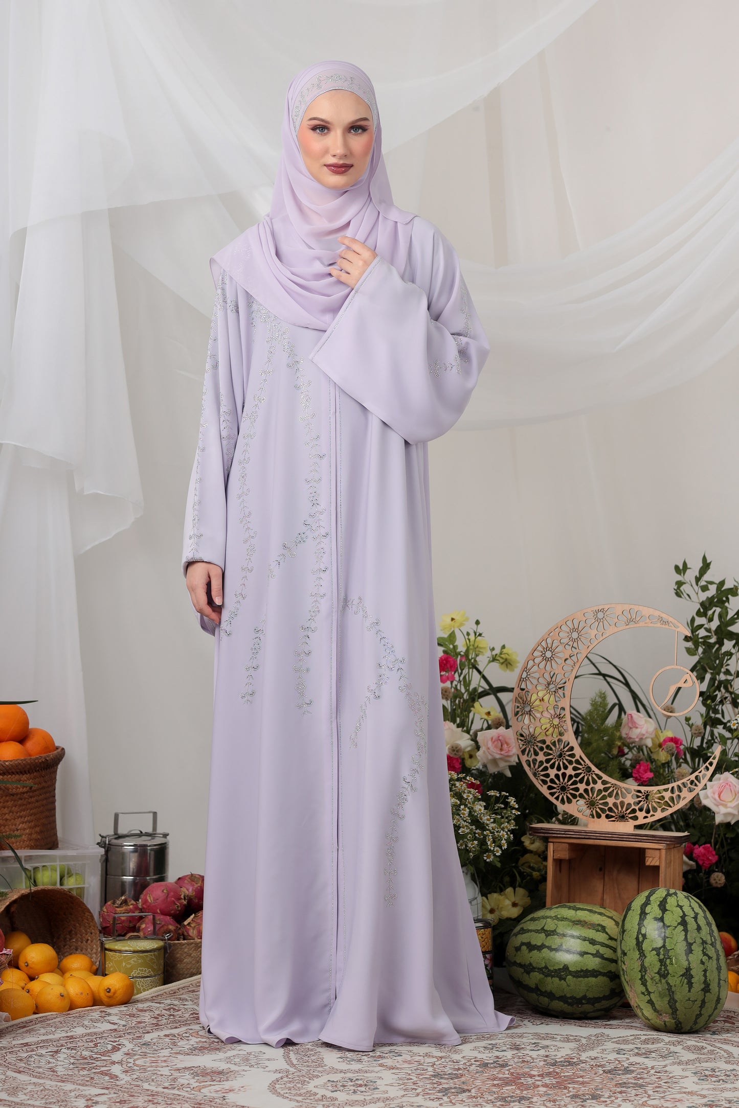 GAMILA ABAYA LILAC