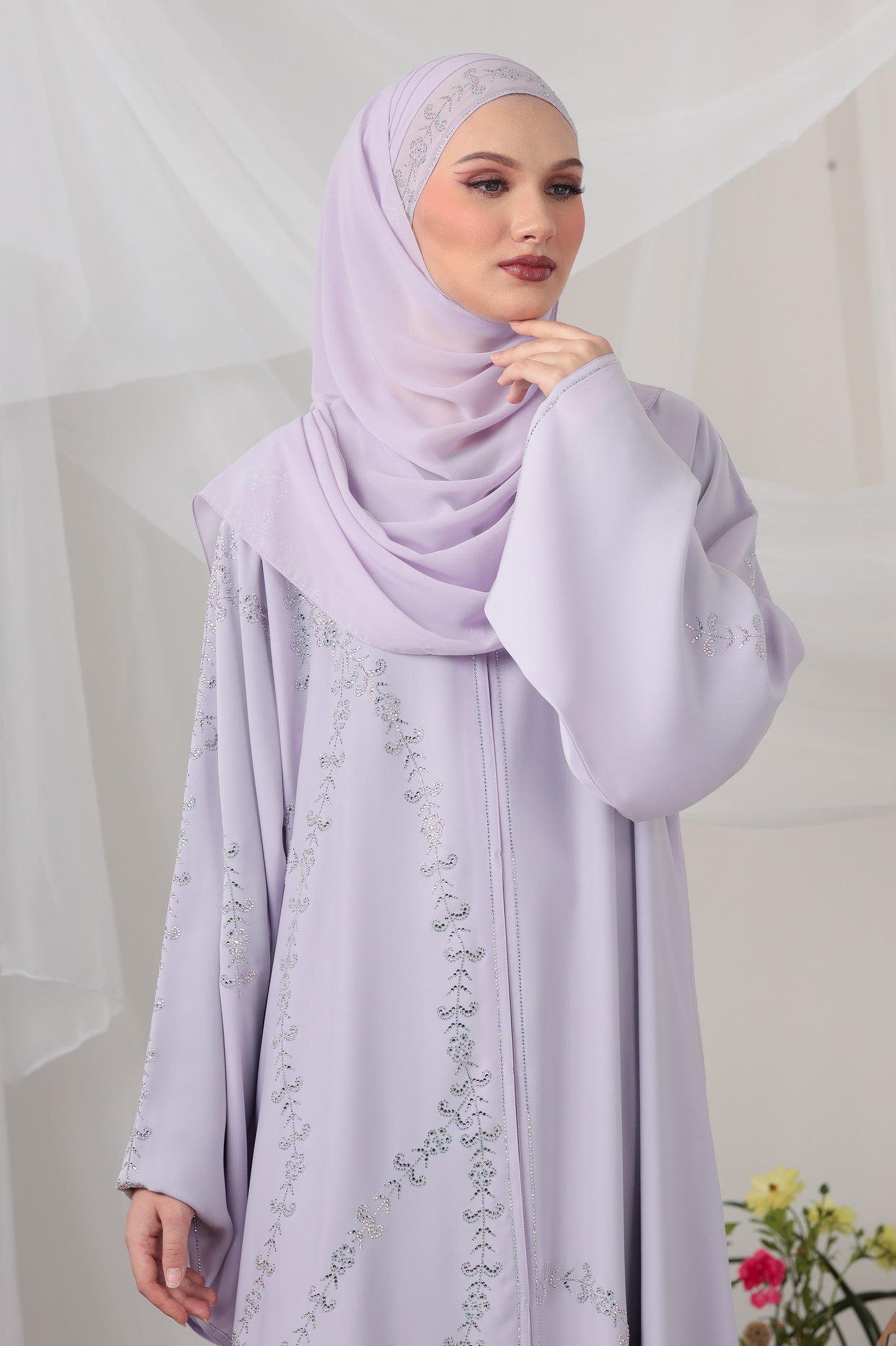 GAMILA ABAYA LILAC