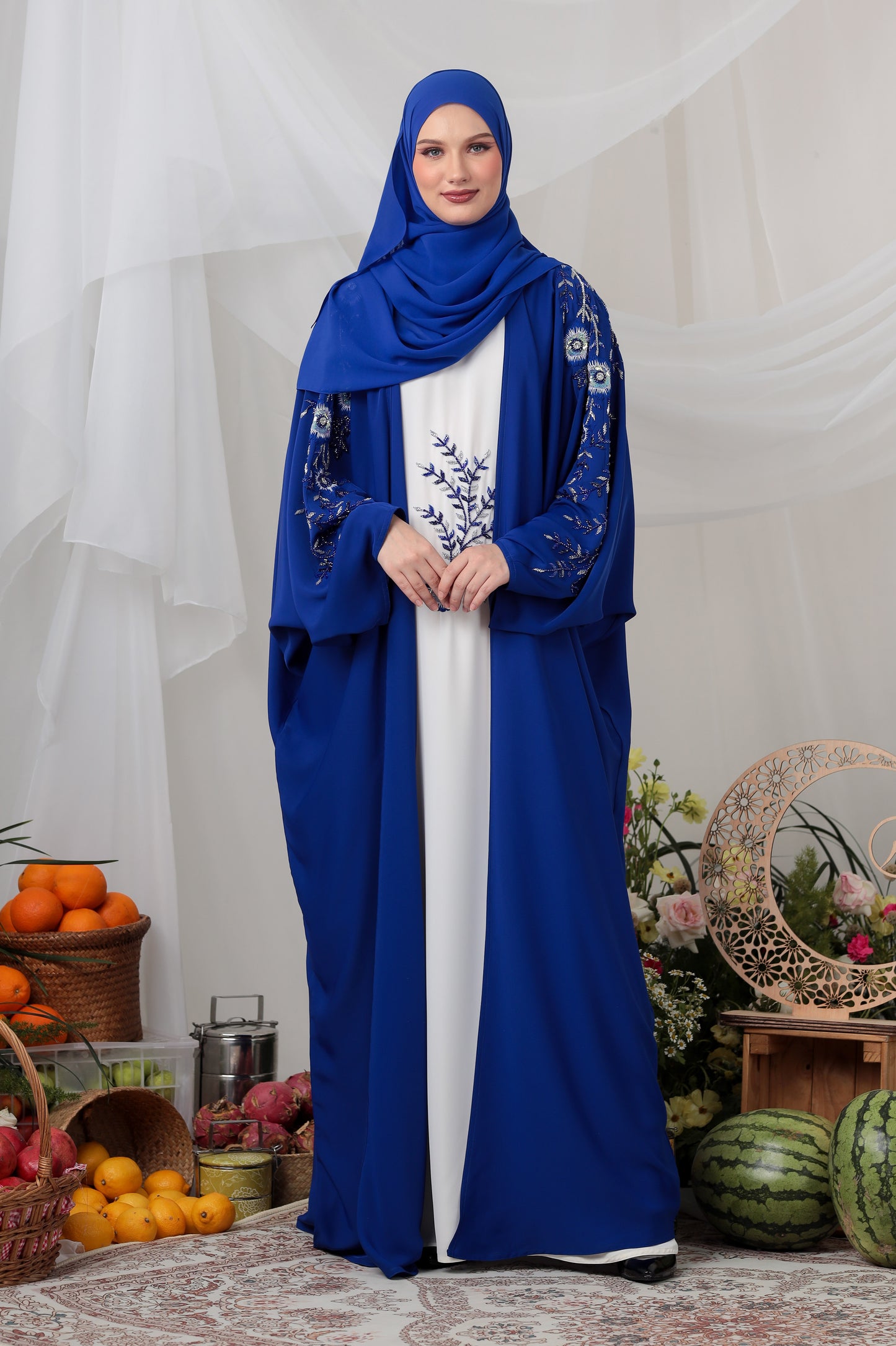 RUH ABAYA ROYAL BLUE