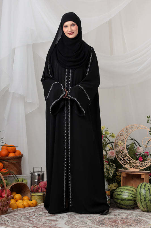 JAMILYA ABAYA BLACK