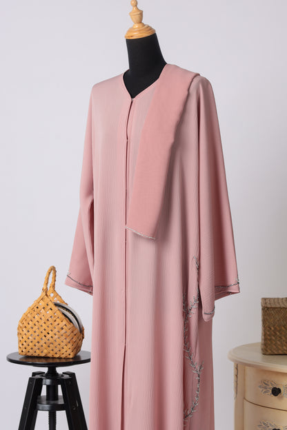 NAZNEEN ABAYA PINK