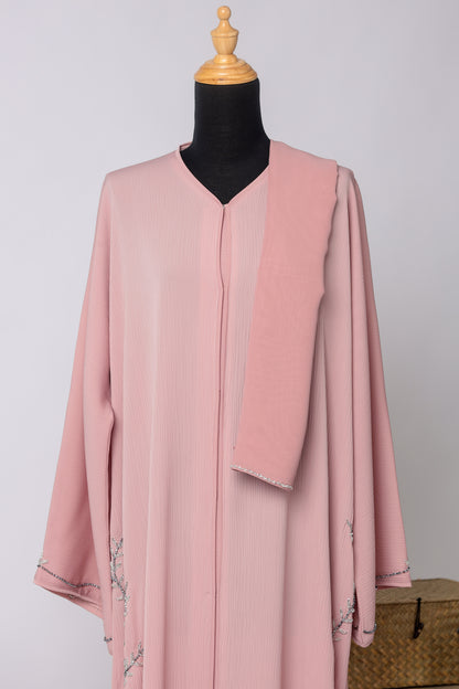 NAZNEEN ABAYA PINK