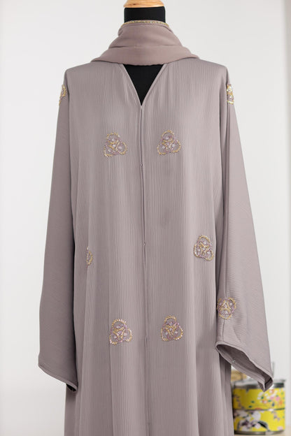 FELORA ABAYA DUSTY PURPLE