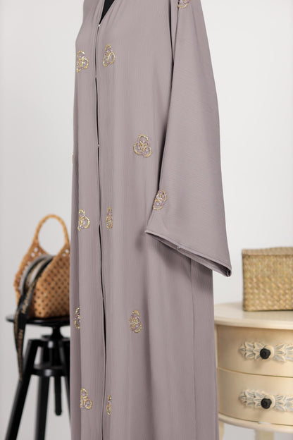 FELORA ABAYA DUSTY PURPLE