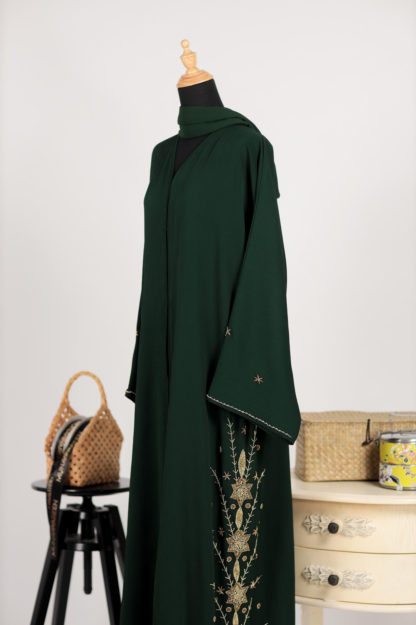 TYESHA ABAYA EMERALD GREEN