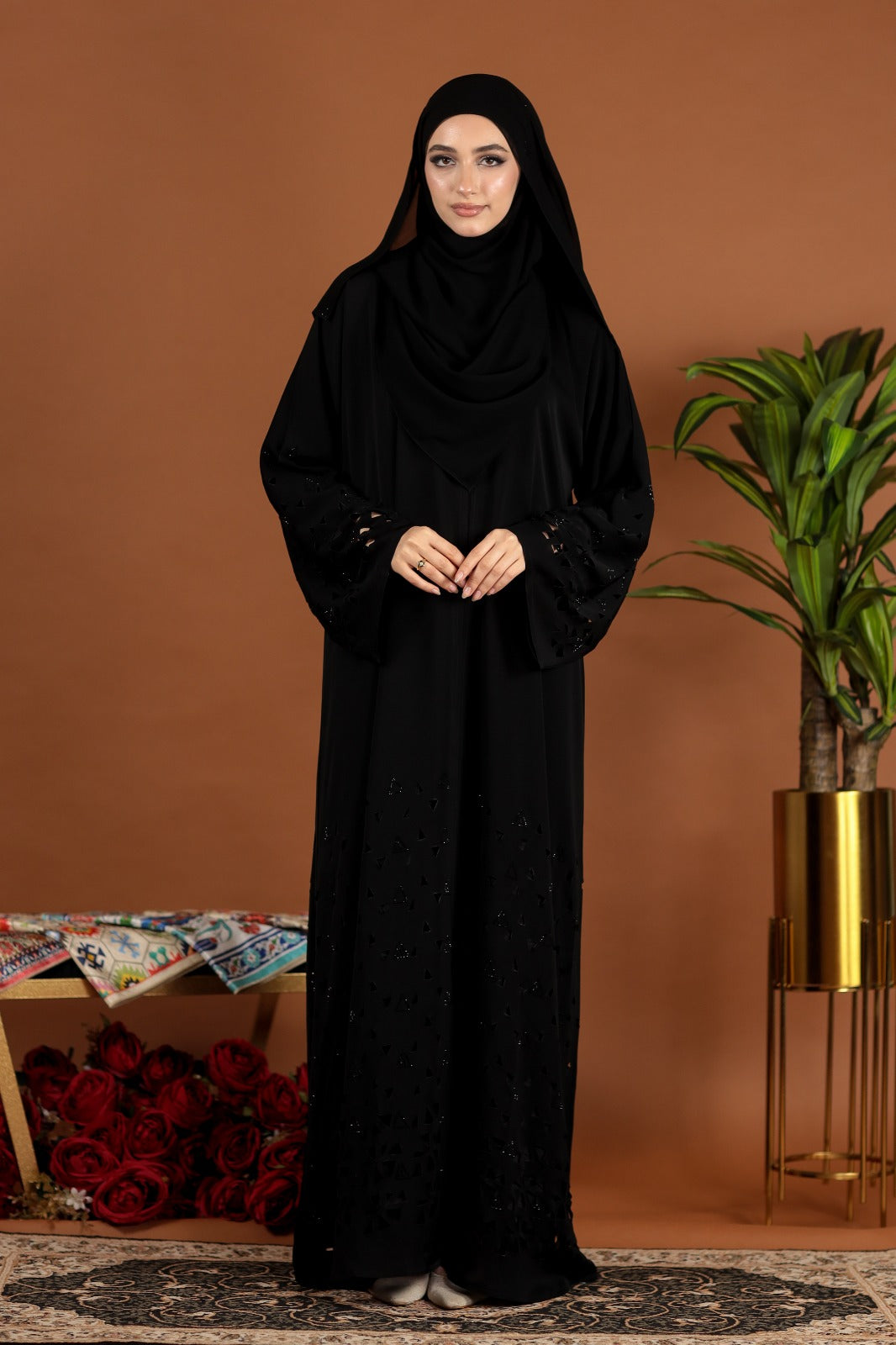 AMEENA ABAYA BLACK